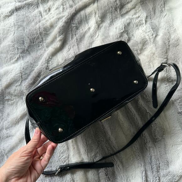 Dooney & Bourke Brenna Patent Leather bag black $411 - Picture 8 of 15